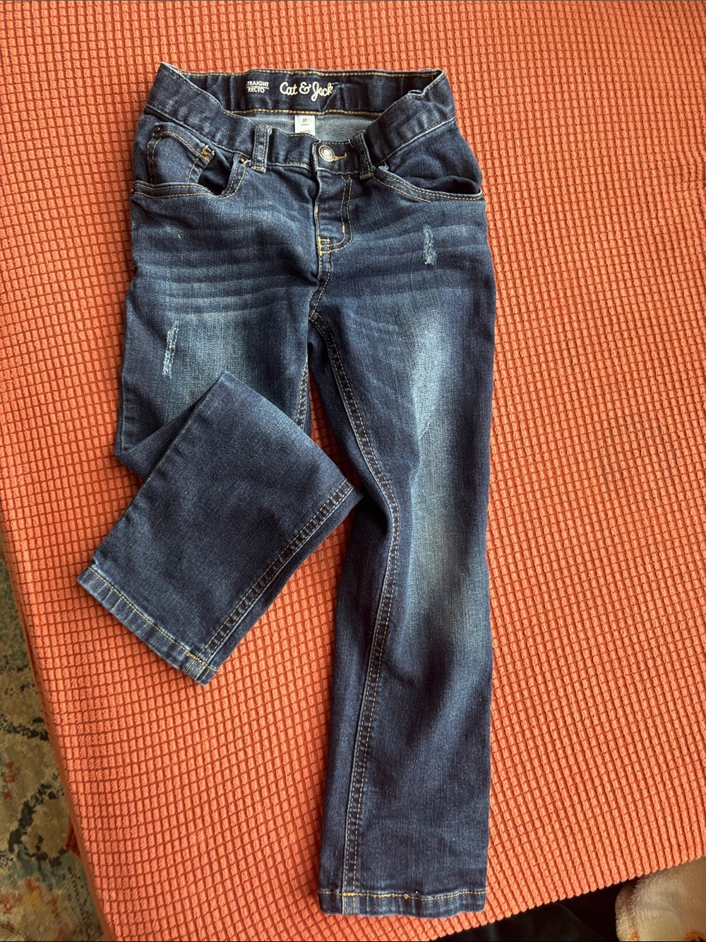 Cat & JackBoys distressed Straight-Leg Jeans